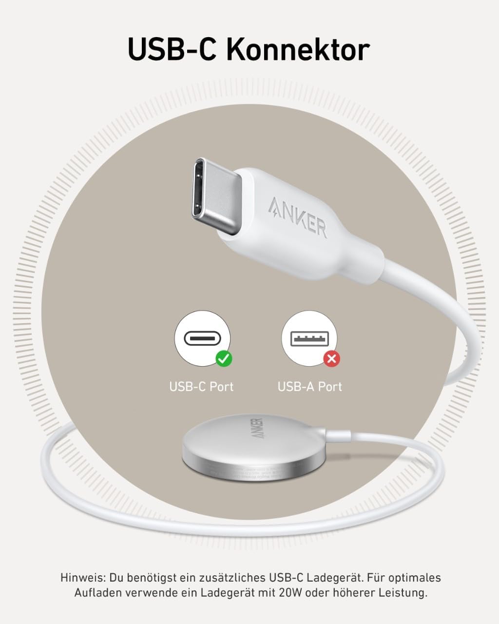 Anker MagGo Magnetic Wireless Charger (Pad),15W Qi2 for MagSafe