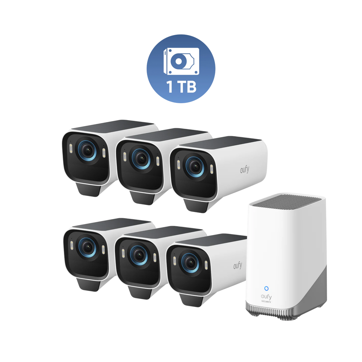 eufyCam S3 Pro 6‑Kamera‑Set