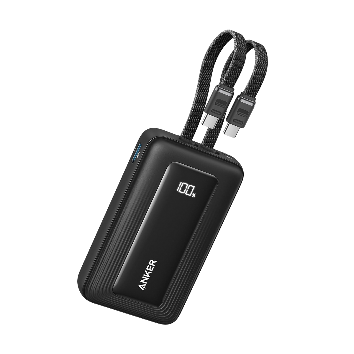 Anker Zolo Powerbank (10.000mAh, integriertes 2 x USB-C Kabel)