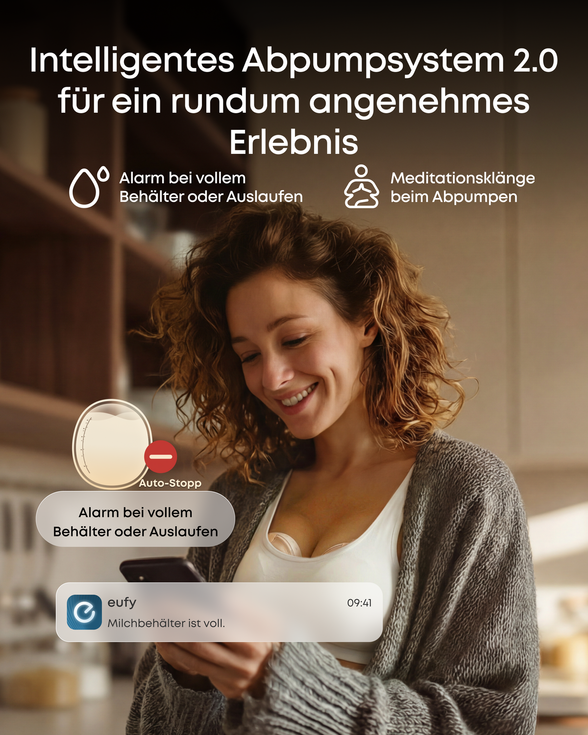 Anker eufy Milchpumpe mit Ladecase S2 Pro und Q20i Kopfhörer mit Hybrid Active Noise Cancelling