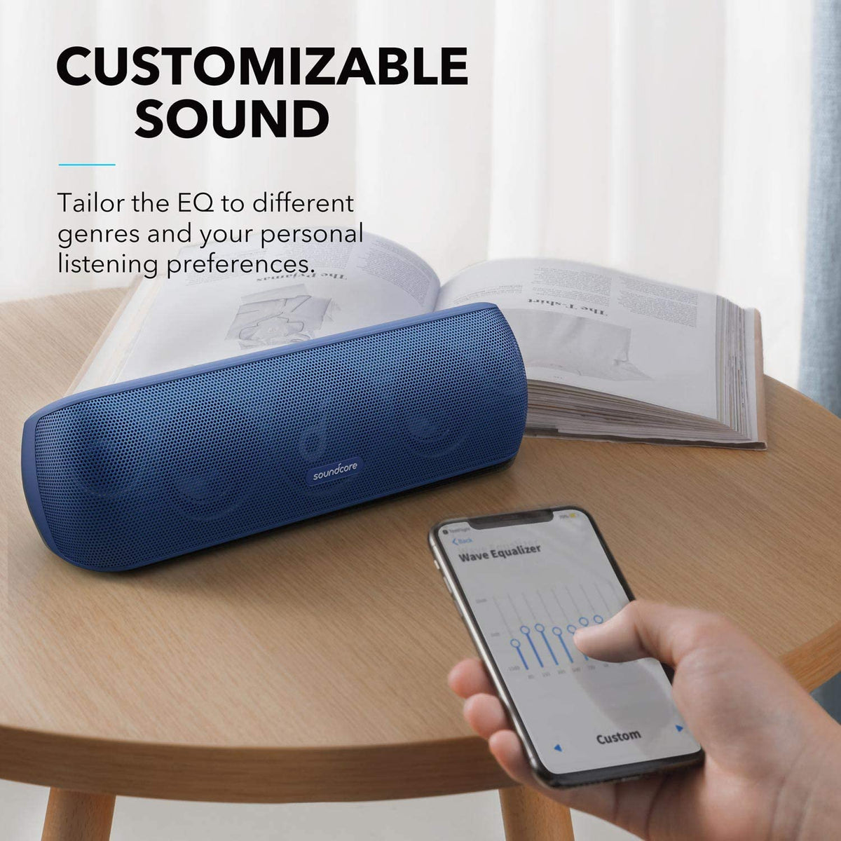 Motion+ | Tragbarer Lautsprecher mit intensivem Bass
