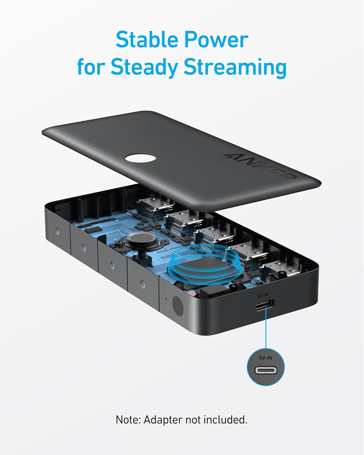 Anker HDMI-Switch (4 IN 1 OUT, 4K HDMI)