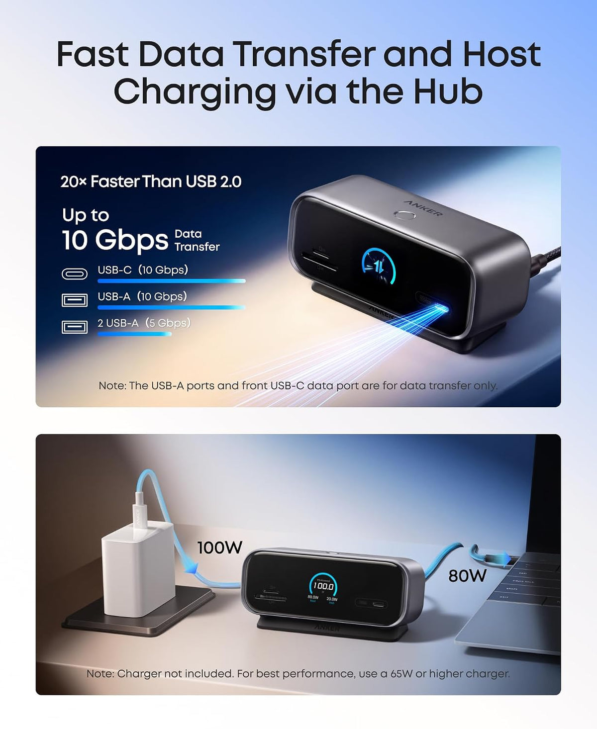 Anker Nano USB-C Hub (10-in-1, 240Hz, Smart Display)