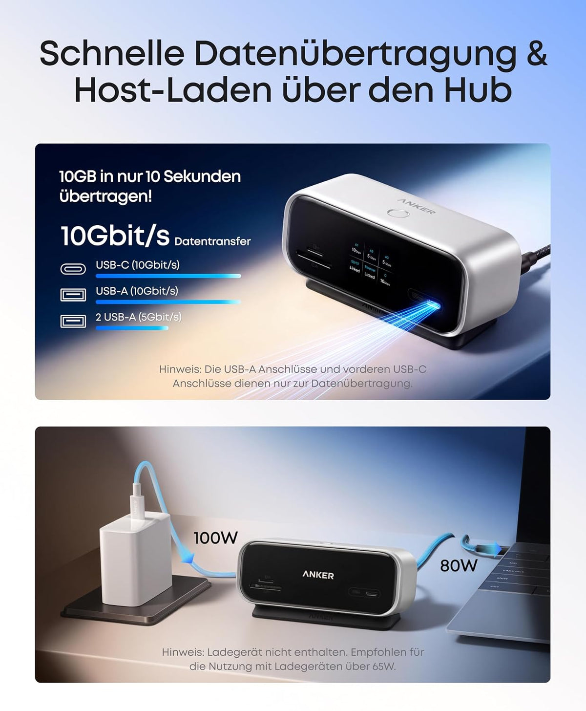 Anker Nano USB-C Hub (10-in-1, 240Hz, Smart Display)