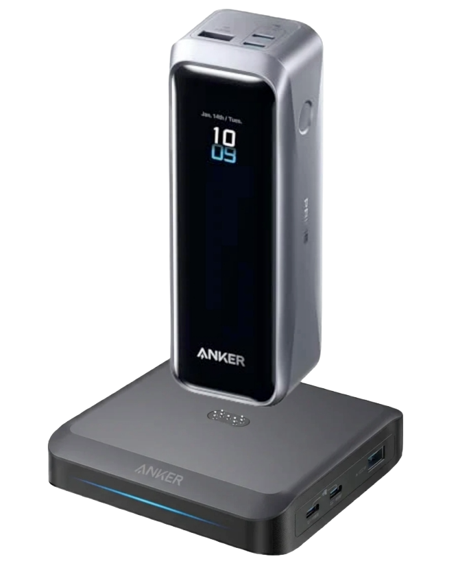 Anker Prime Powerbank (20K, 220W) + Anker Prime Ladebasis (150W, 3 Ports)