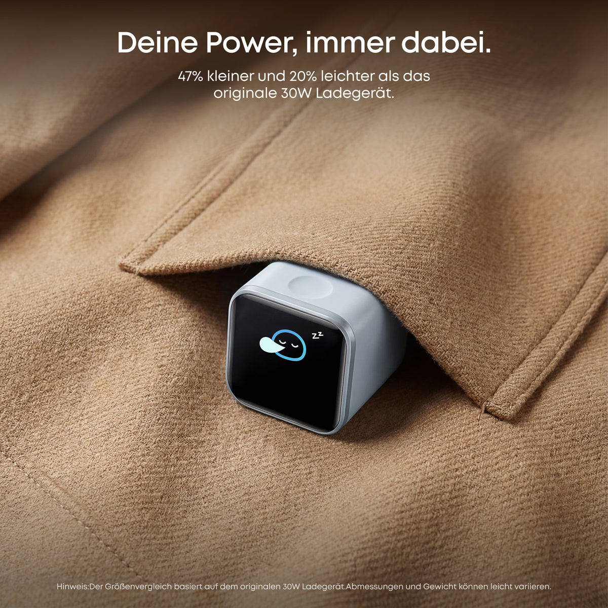 Anker Nano Ladegerät (45W, Smart Display, 3-Packung)