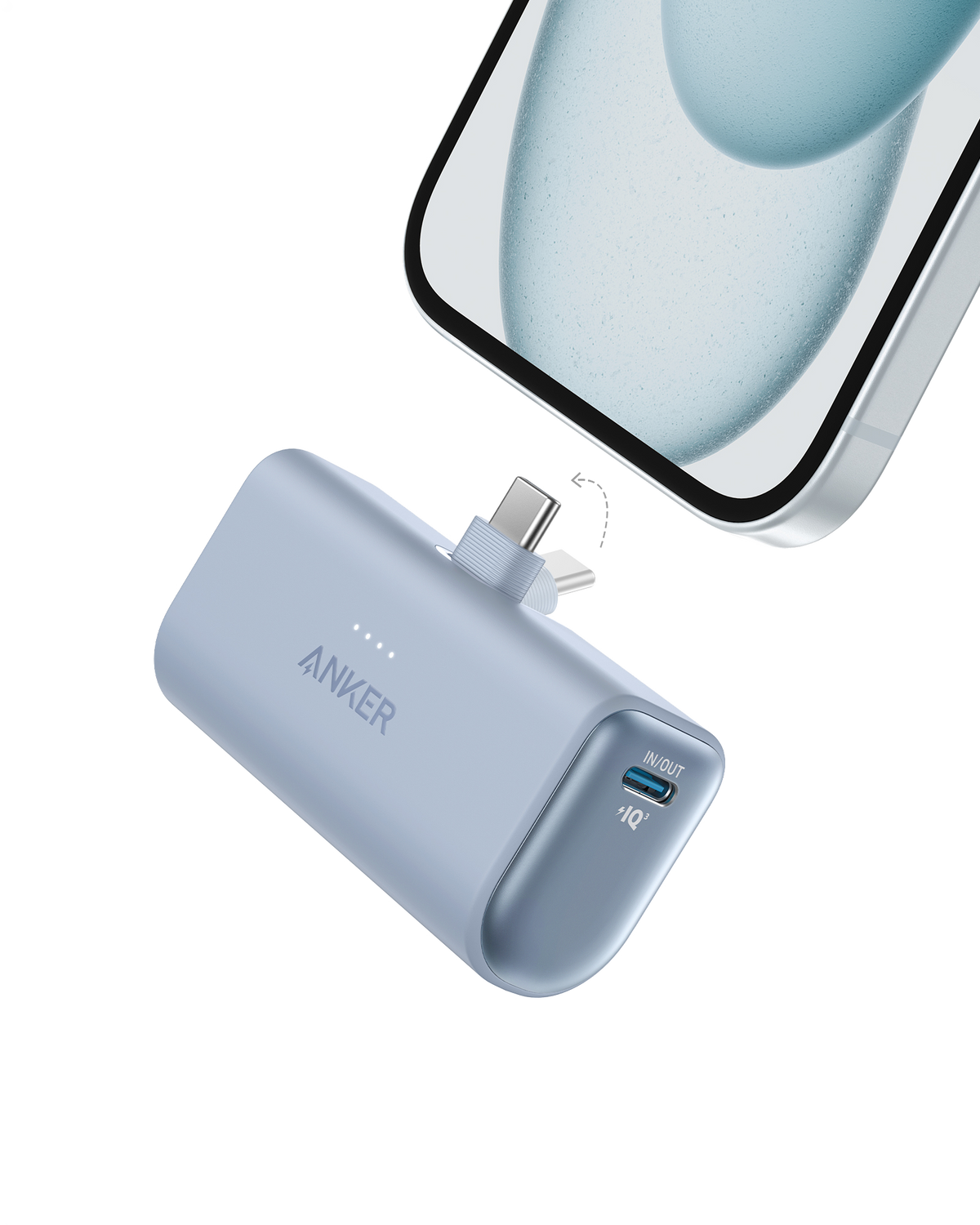 Anker Nano Powerbank (22,5W, Integrierter USB-C Konnektor)