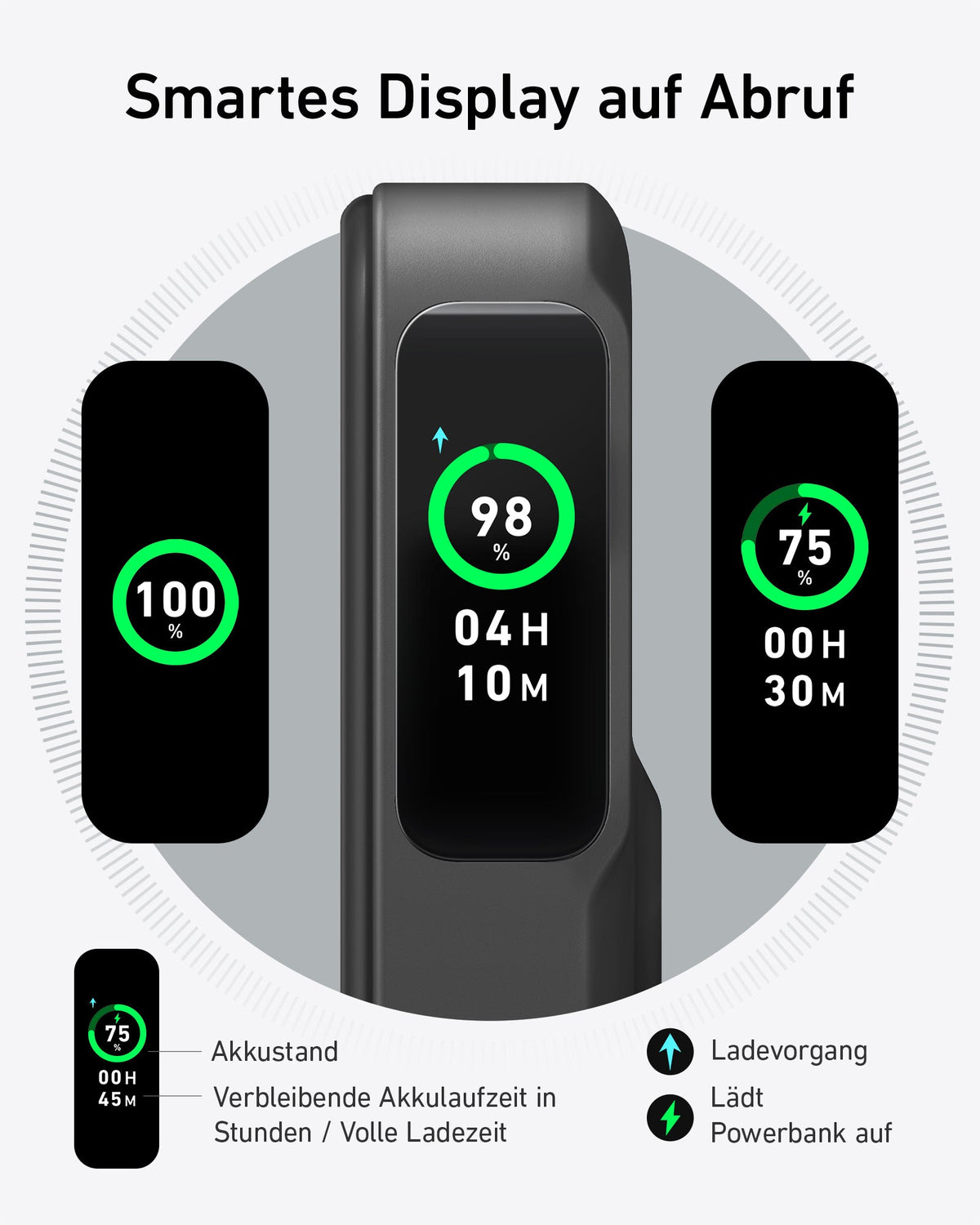 Anker MagGo Kabellose Ladestation (Faltbar 3-in-1) + Anker MagGo Powerbank (10K)
