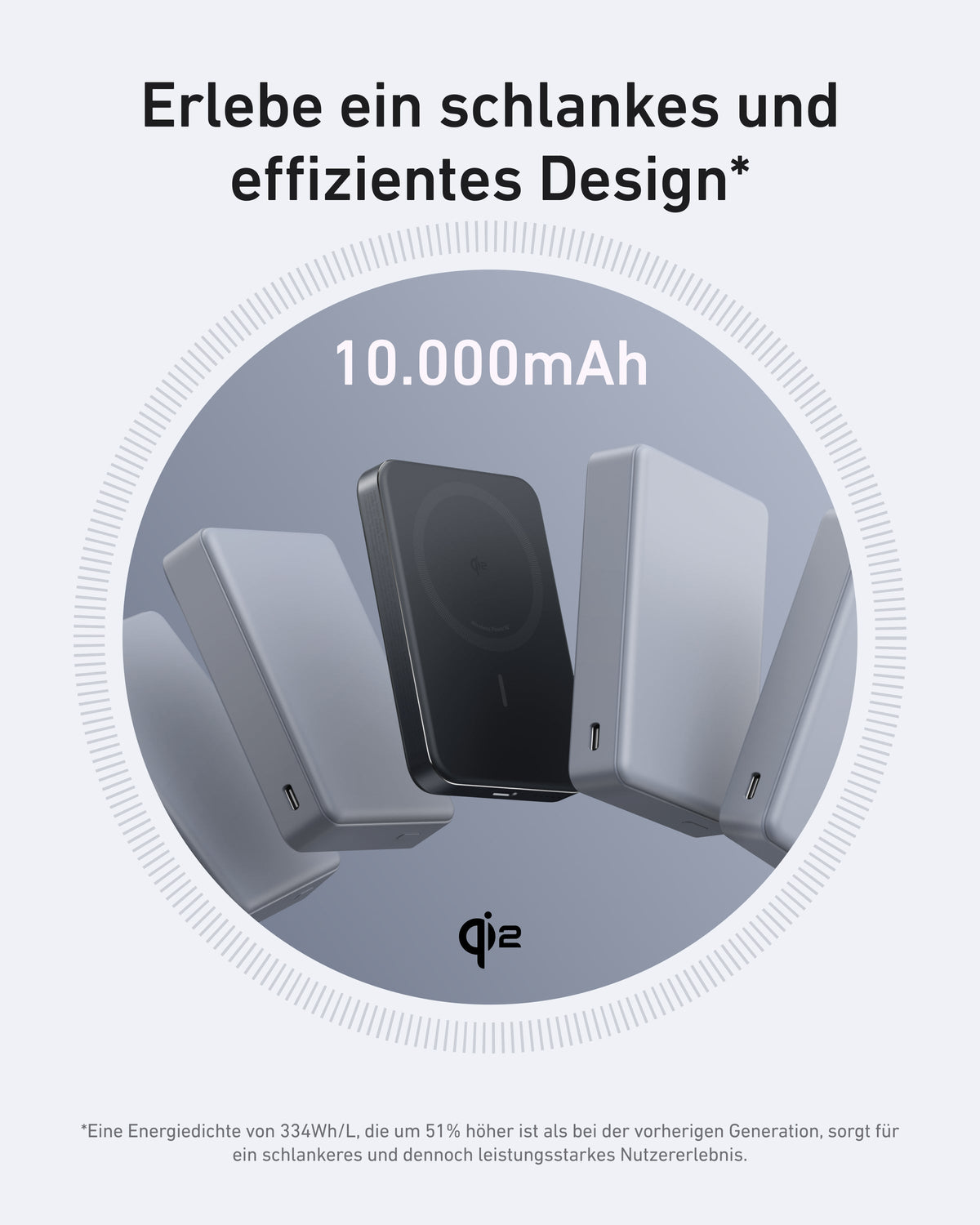 Anker MagGo Powerbank (10000mAh, Slim) + Anker Nano Powerbank (5K, Magnetisch, Slim)