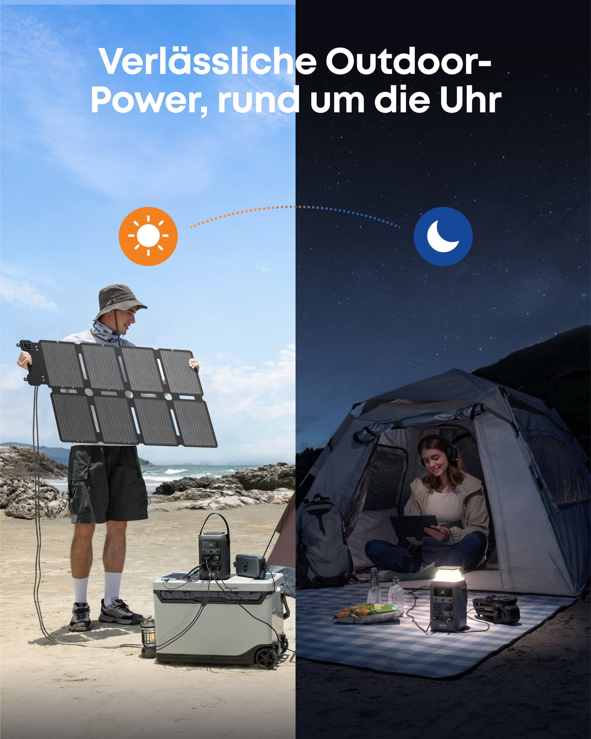 Anker SOLIX PS100X Tragbares Solarpanel