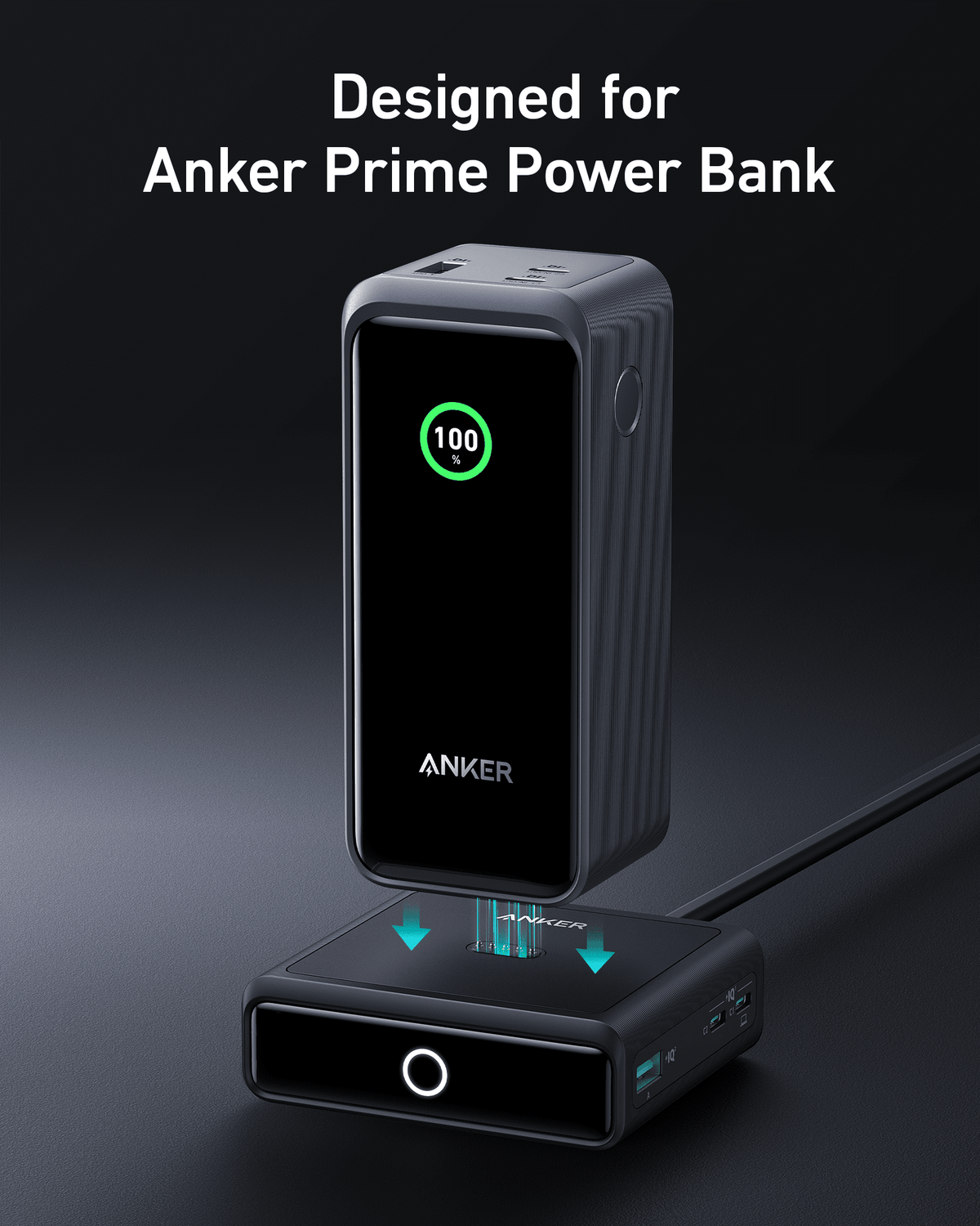 Anker Prime Powerbank (20K, 220W) + Anker 100W Ladestation für Anker Prime Powerbank