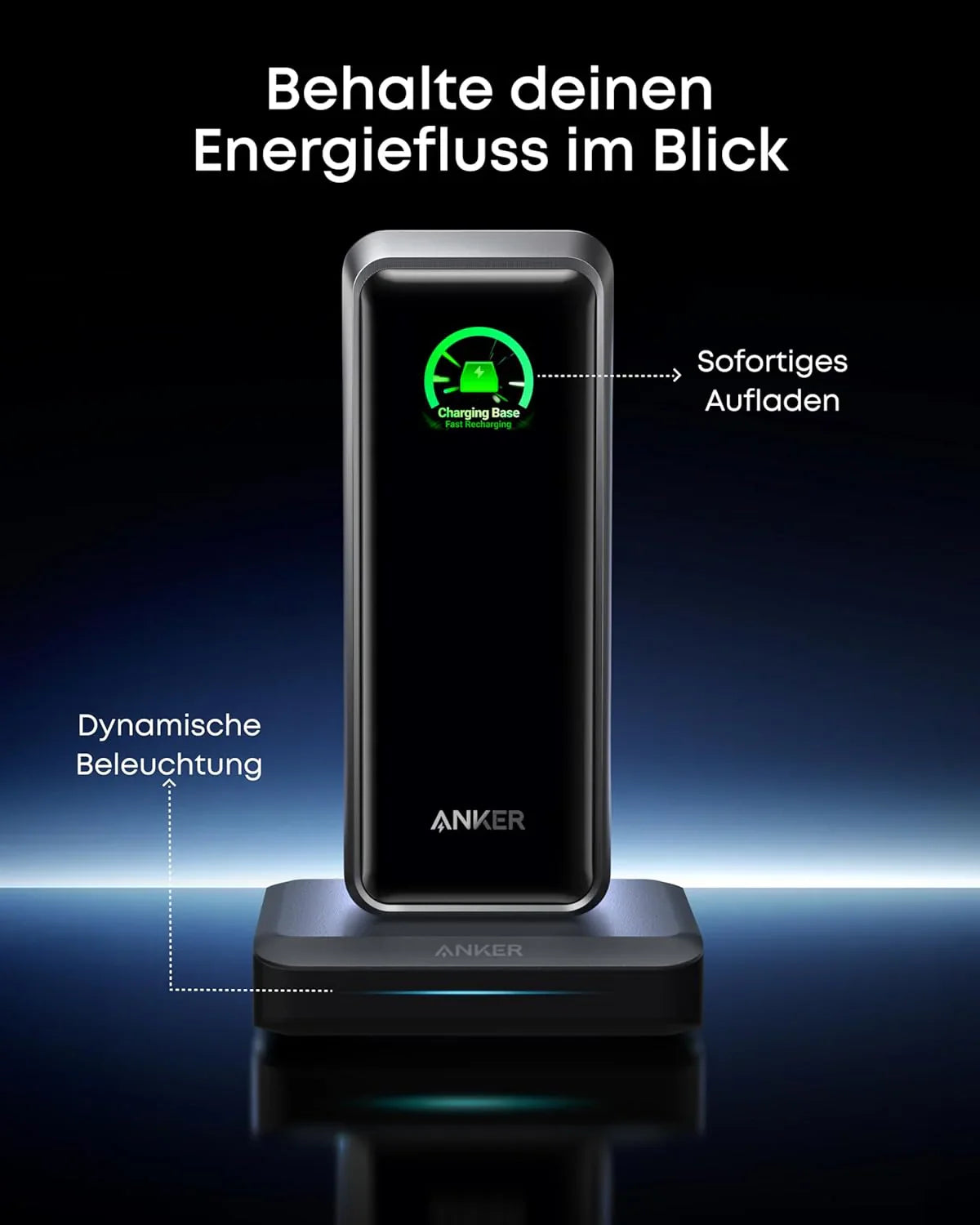 Anker Prime Powerbank (20K, 220W) + Anker Prime Ladebasis (150W, 3 Ports)