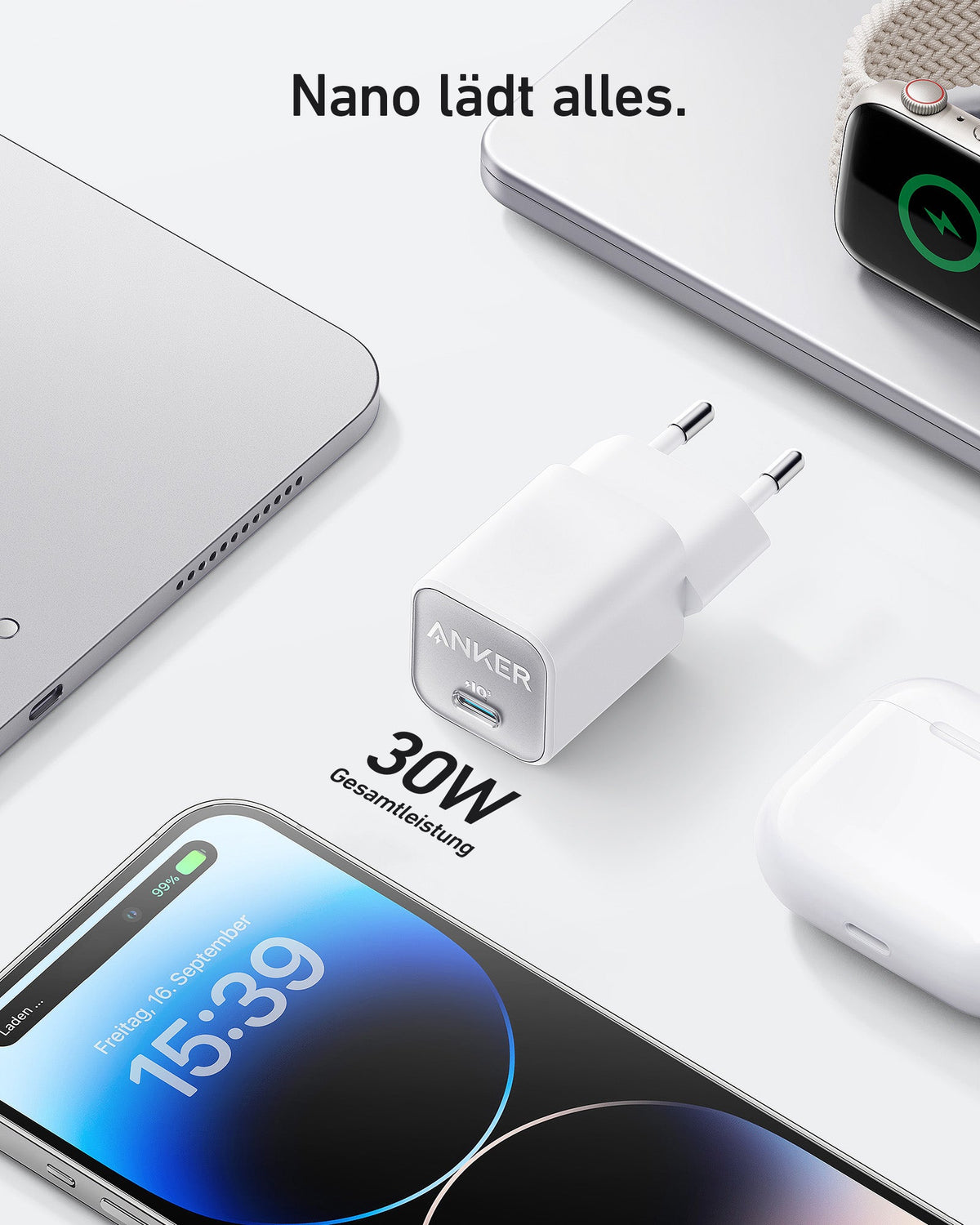 Anker 511 Ladegerät (Nano 3, 30W)