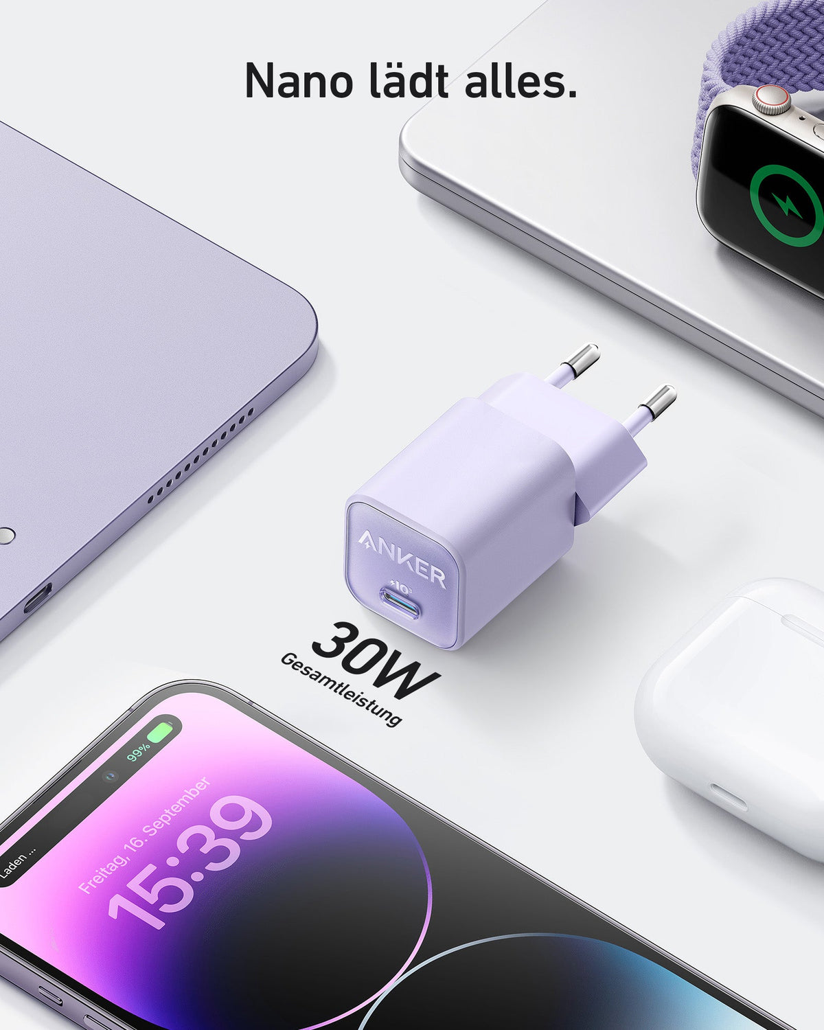Anker 511 Ladegerät (Nano 3, 30W)