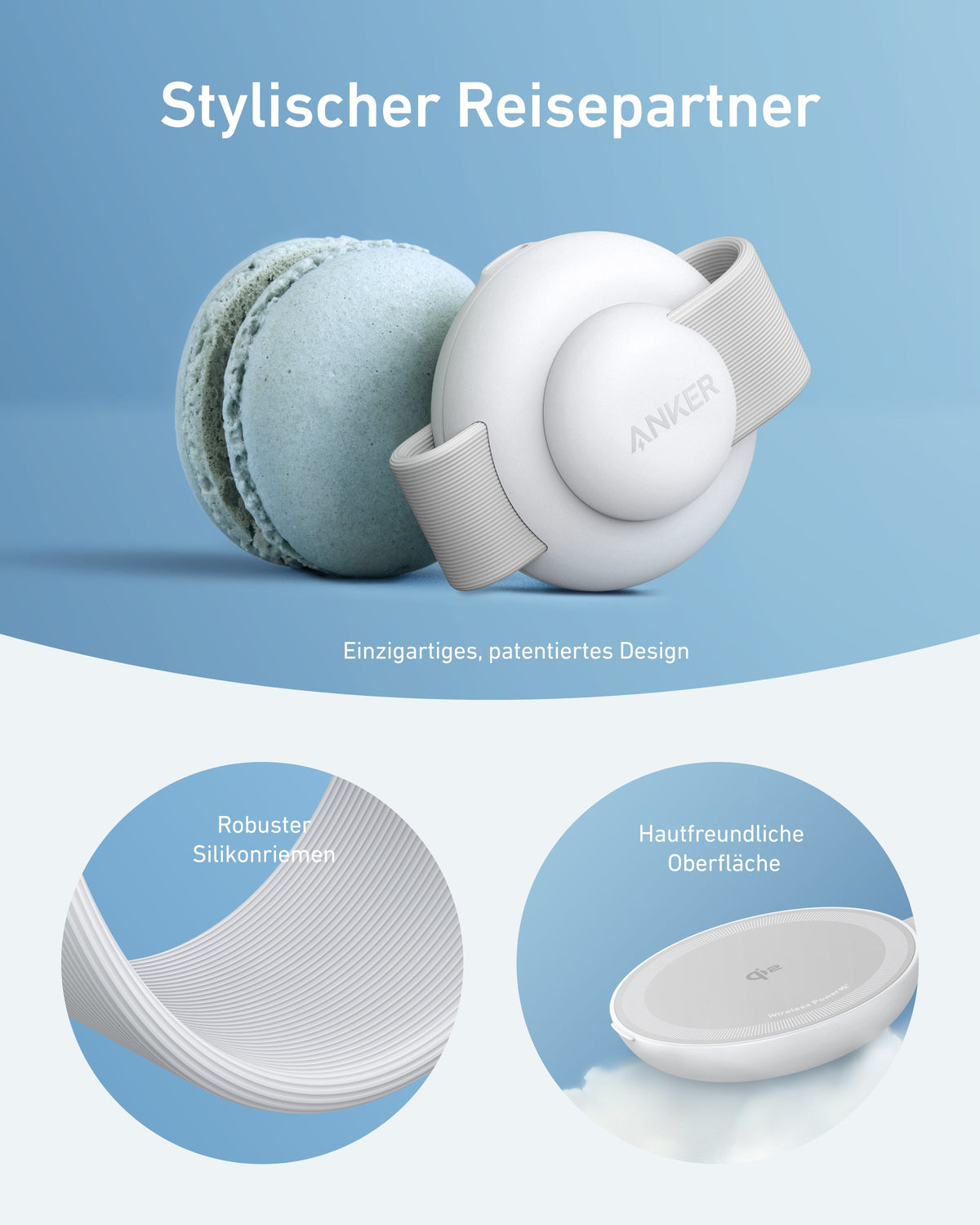 Anker MagGo Kabellose Ladestation (3-in-1, Faltbares Ladepad) | Exklusives Livestream-Angebot