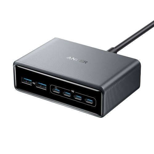 Anker Prime Ladegerät (200W, 6 Ports, GaN) + Anker Nano Ladegerät (70W, 3 Ports)