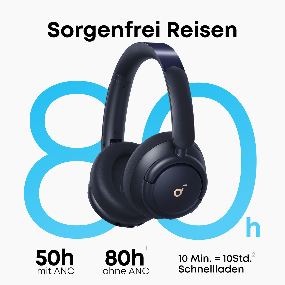 Q30 | Bluetooth-Kopfhörer mit Noise Cancelling.