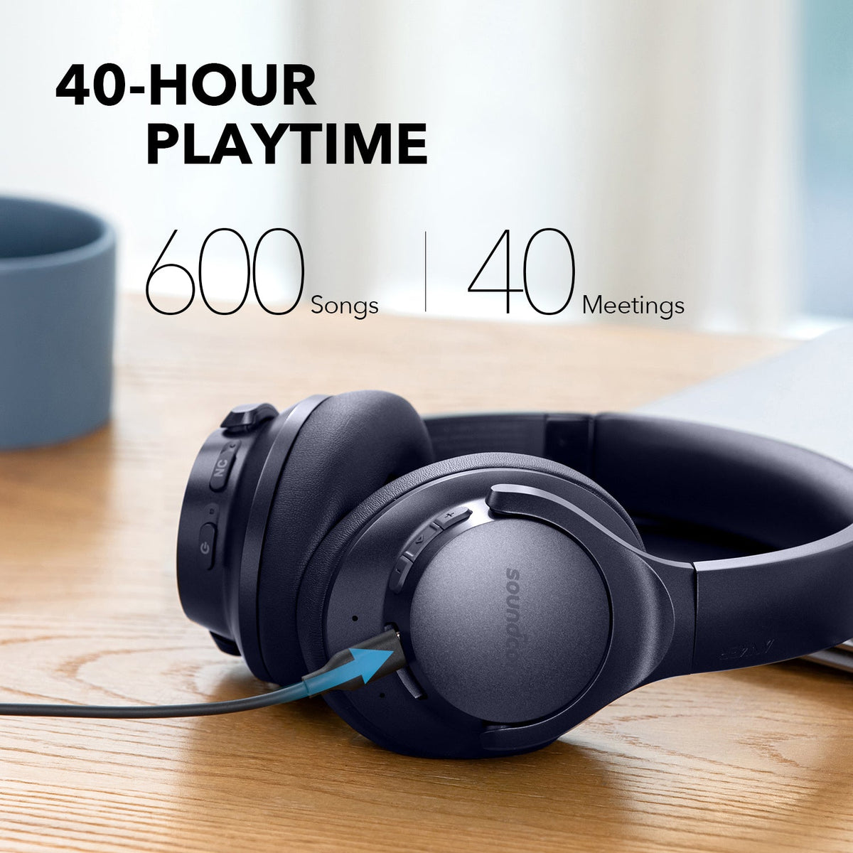 Q20+ | ANC Kopfhörer mit Hi-Res Audio