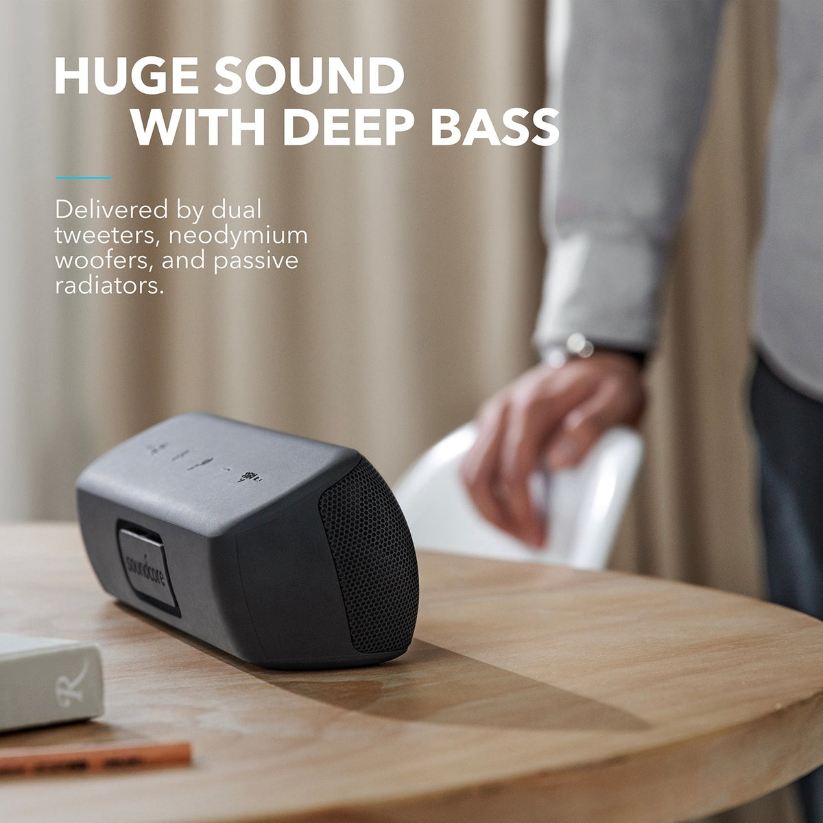 Motion+ | Tragbarer Lautsprecher mit intensivem Bass（valentine）