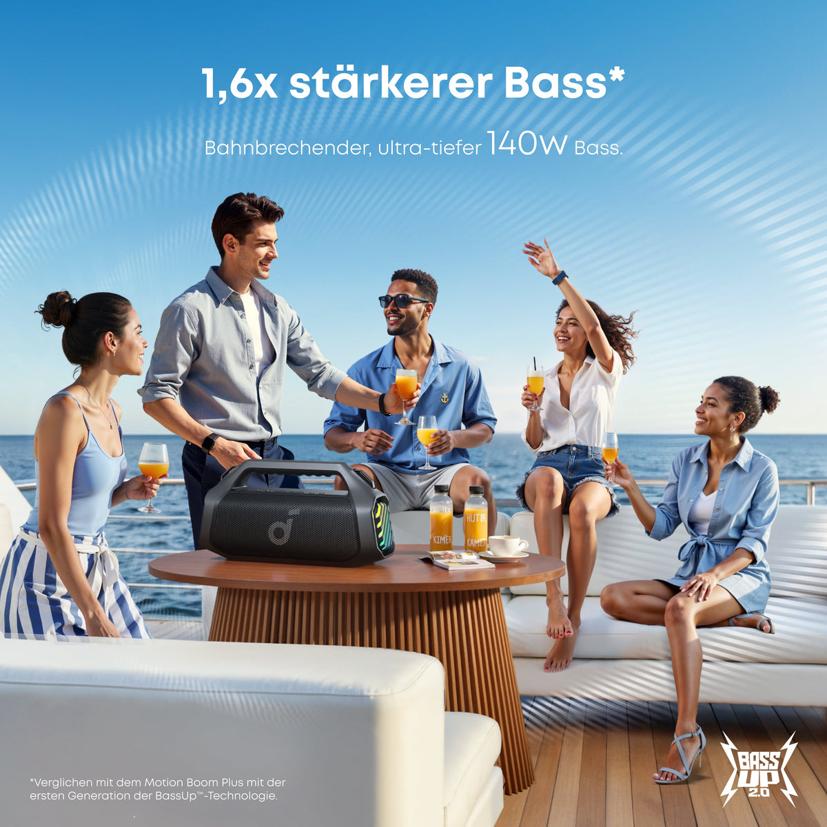 .Boom 2 Pro | Extrem tiefer Bass für draußen