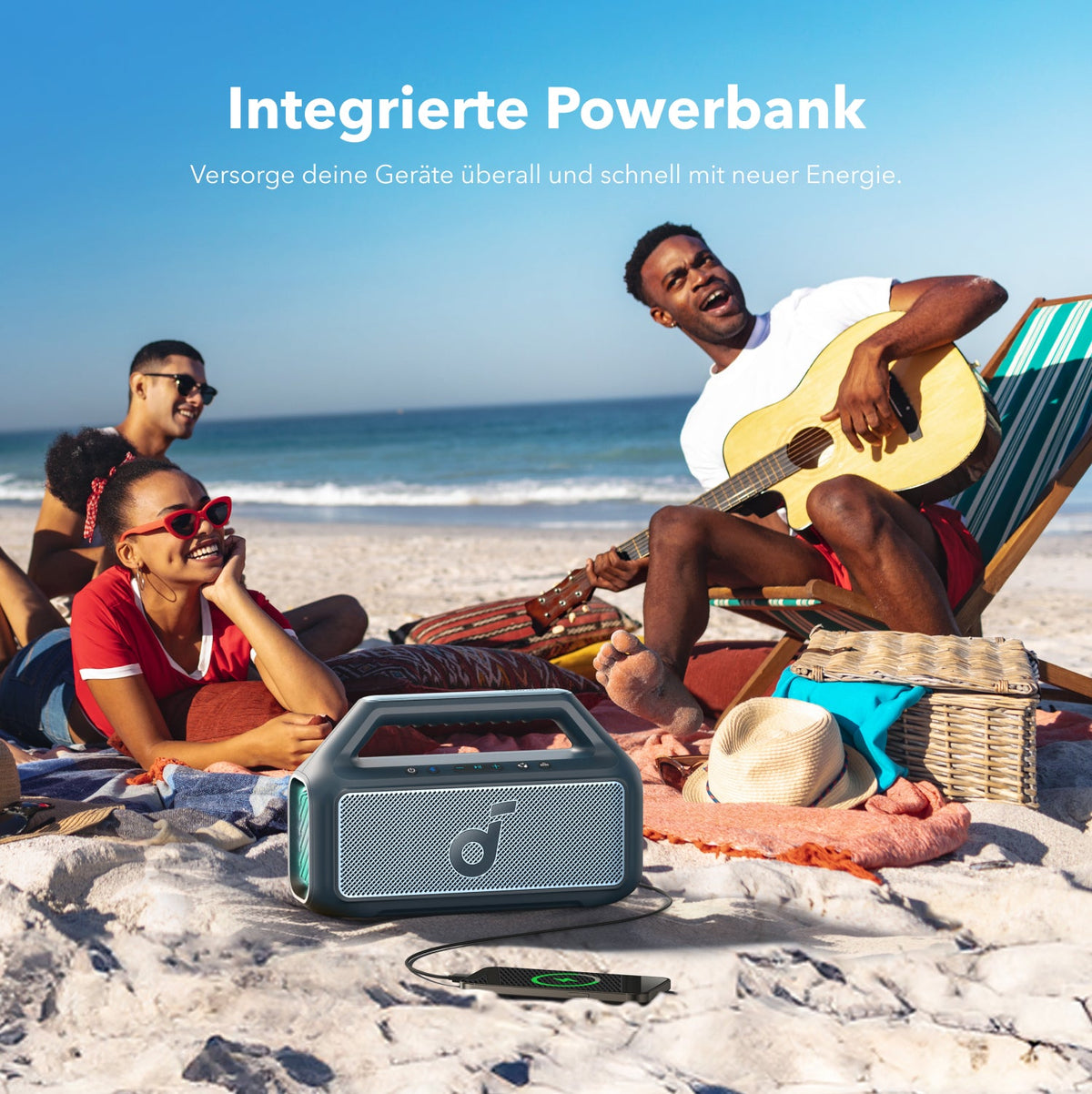 Boom 2 . | Tragbarer Bluetooth-Lautsprecher für mehr Bass
