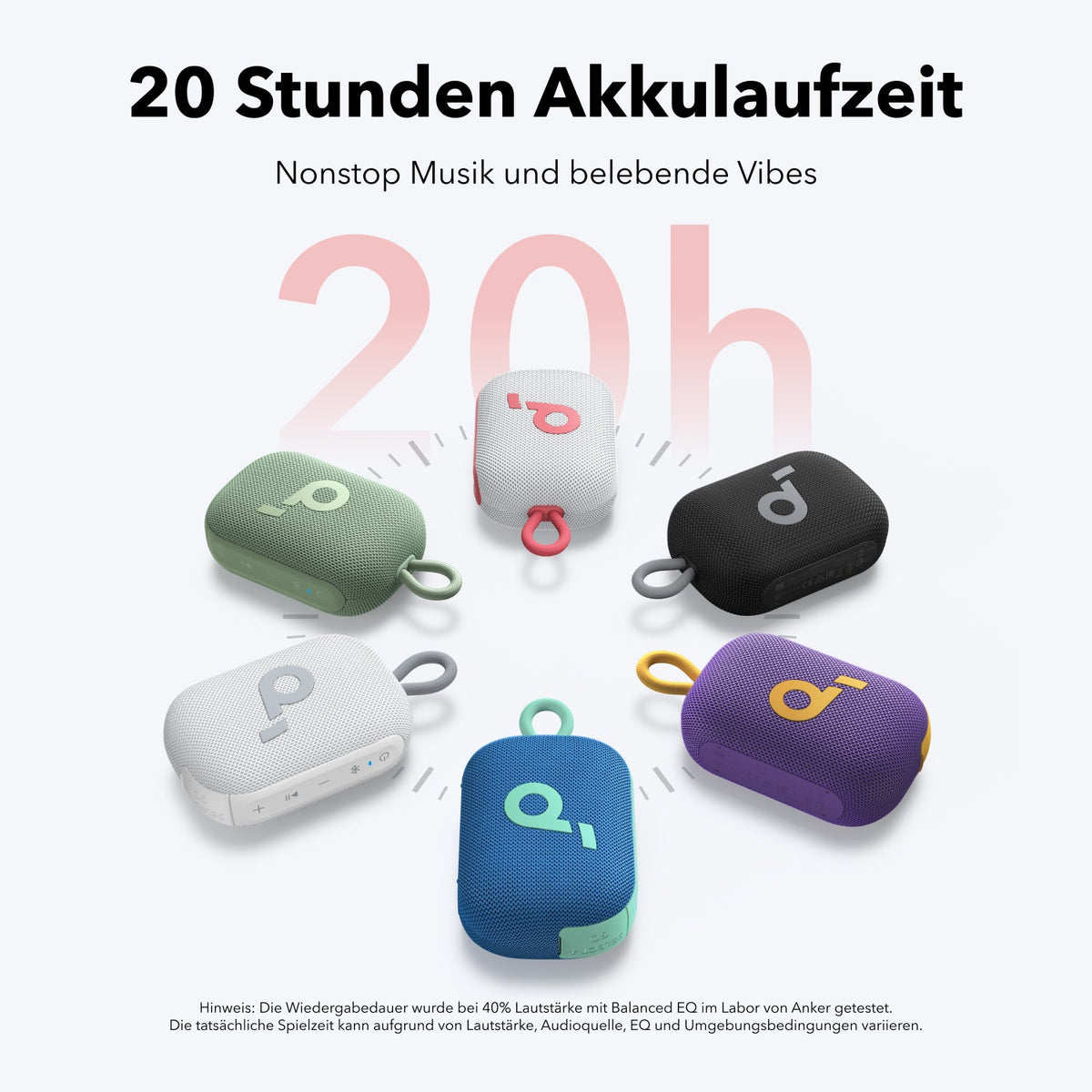 Anker soundcore Select 4 Go | Kleiner Lautsprecher mit kräftigem Sound (2B)