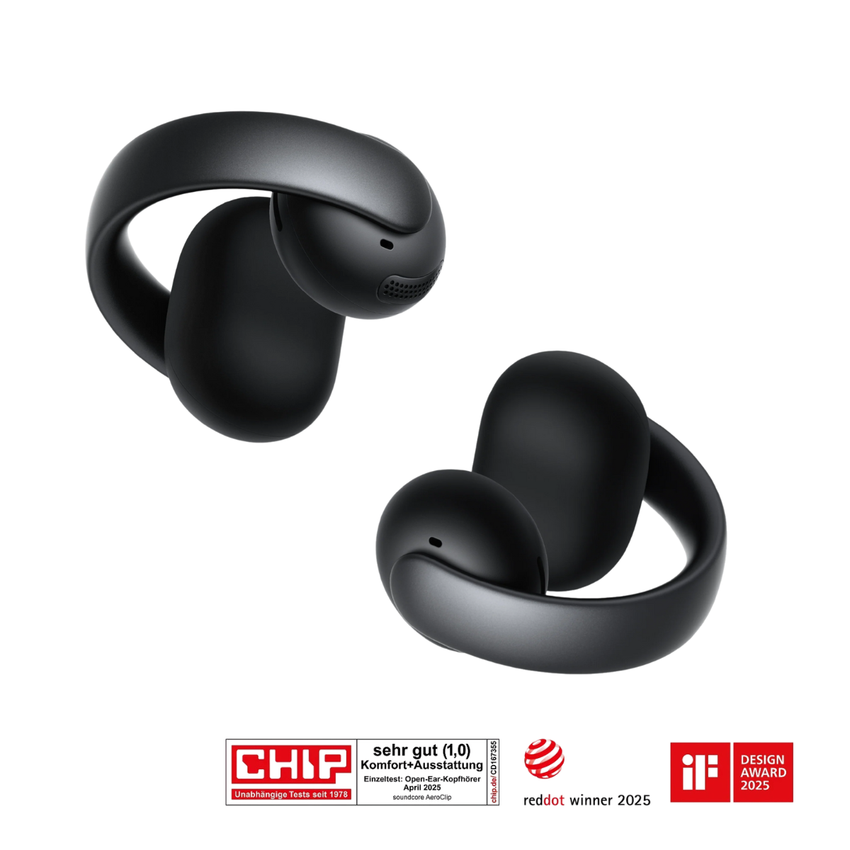 Anker soundcore AeroClip | Open-Ear Clip-Earbuds mit adaptivem Komfort（valentine）
