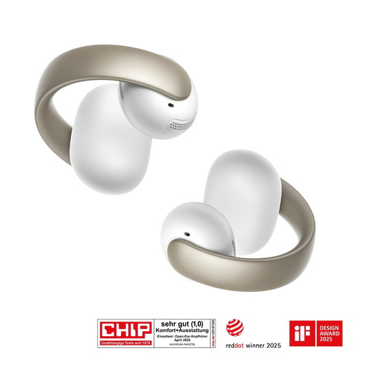Anker soundcore AeroClip | Open-Ear Clip-Earbuds mit adaptivem Komfort（valentine）