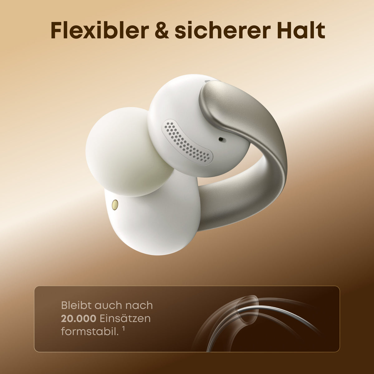 AeroClip | Open-Ear Clip-Earbuds mit adaptivem Komfort