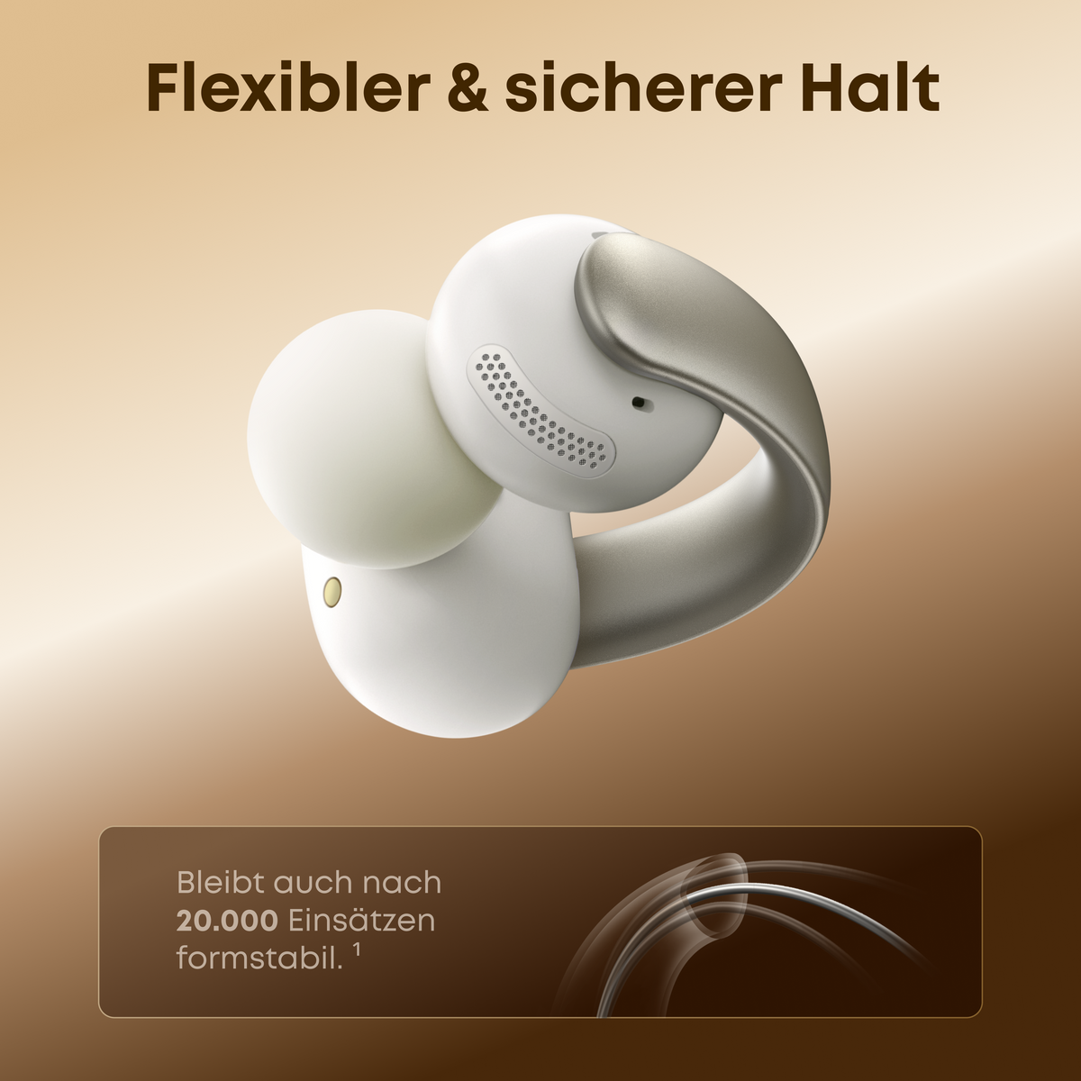 AeroClip | Open-Ear Clip-Earbuds mit adaptivem Komfort