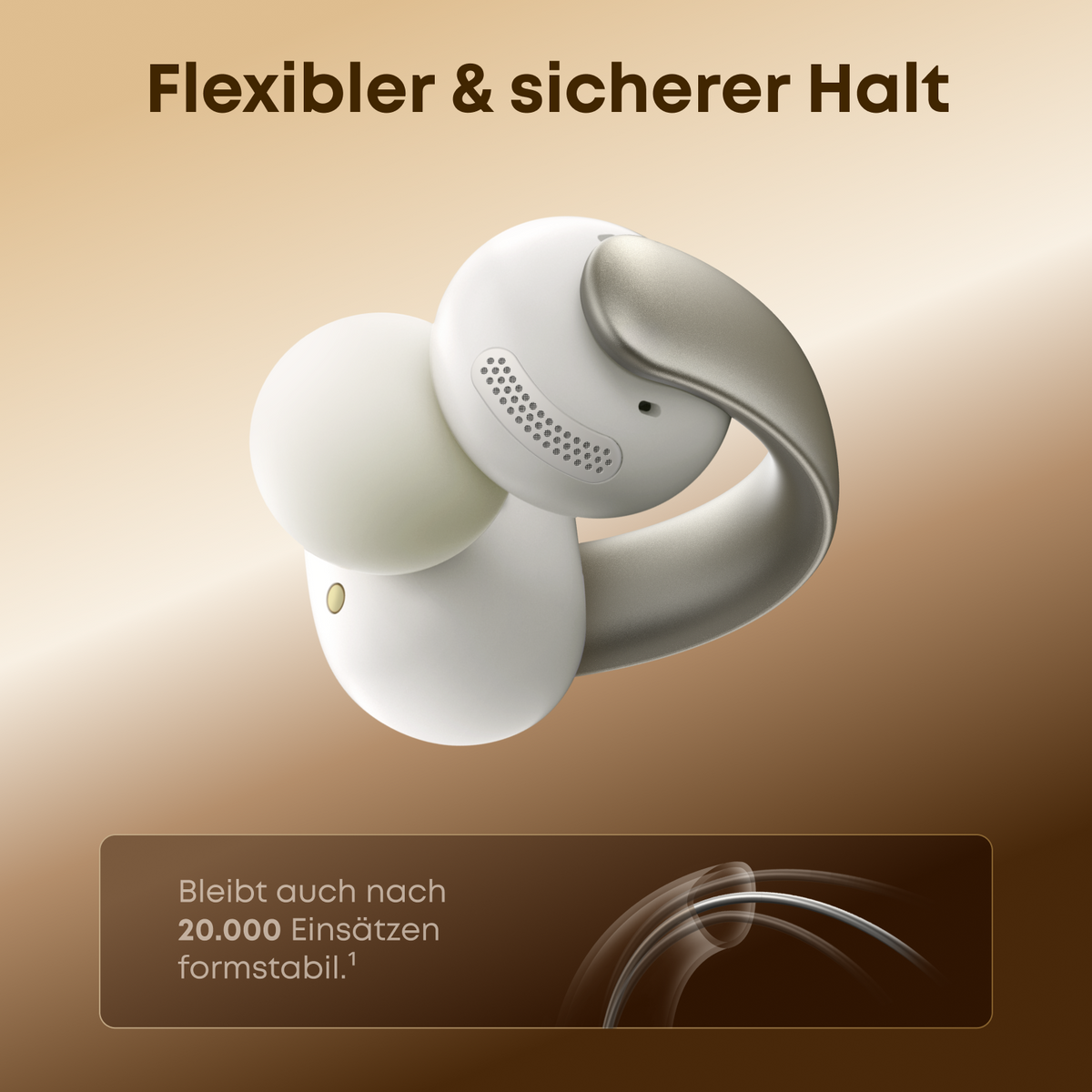 AeroClip | Open-Ear Clip-Earbuds mit adaptivem Komfort