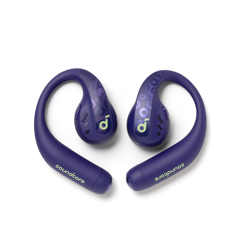 Anker soundcore AeroFit Pro linker und rechter Earbuds – Lila