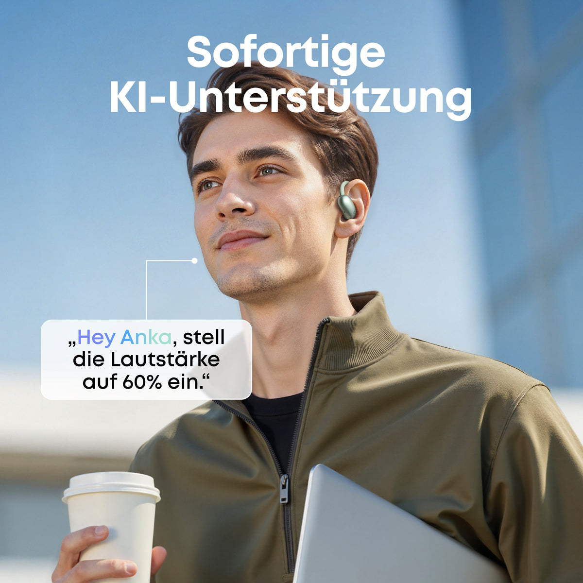 AeroFit 2 | Kabellose Open-Ear Earbuds mit anpassbarem Halt (valentine)