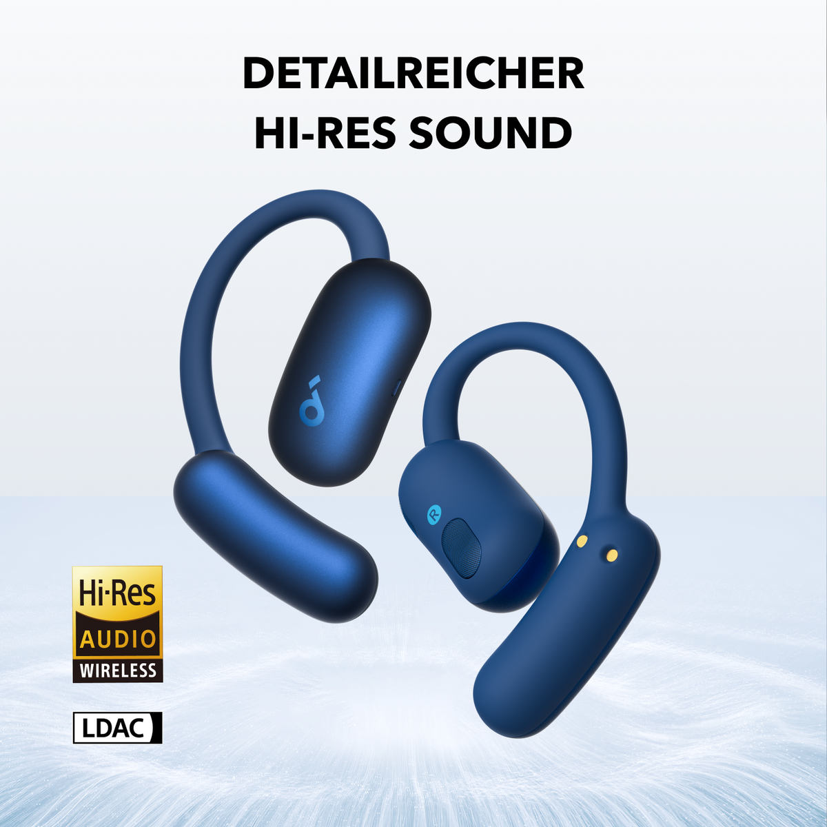 AeroFit 2 | Kabellose Open-Ear Earbuds mit anpassbarem Halt (valentine)