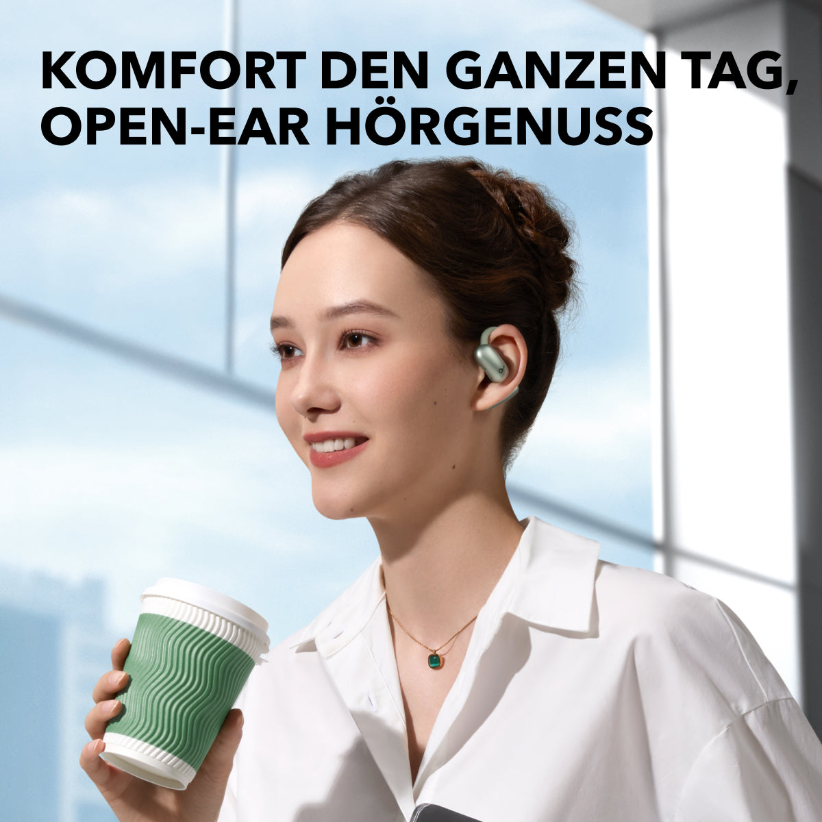 AeroFit 2 | Kabellose Open-Ear Earbuds mit anpassbarem Halt (POS)