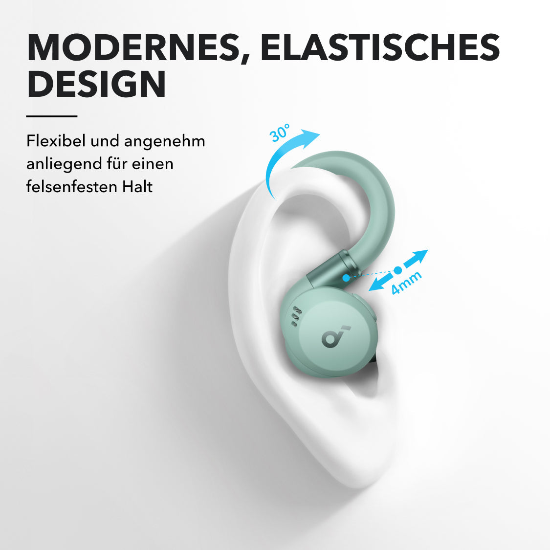 Sport X20. | Bequeme In-Ear Sport Earbuds mit Ohrhaken