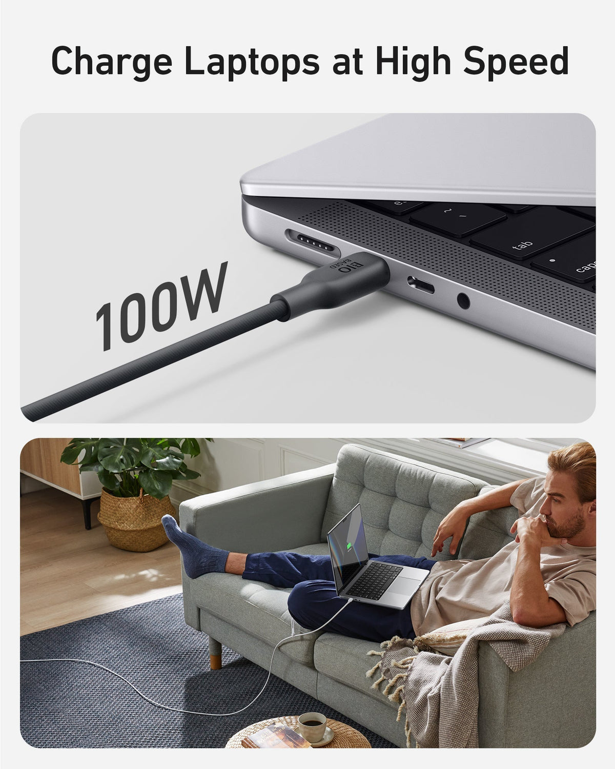 Anker 543 USB-C auf USB-C Kabel (Bio)