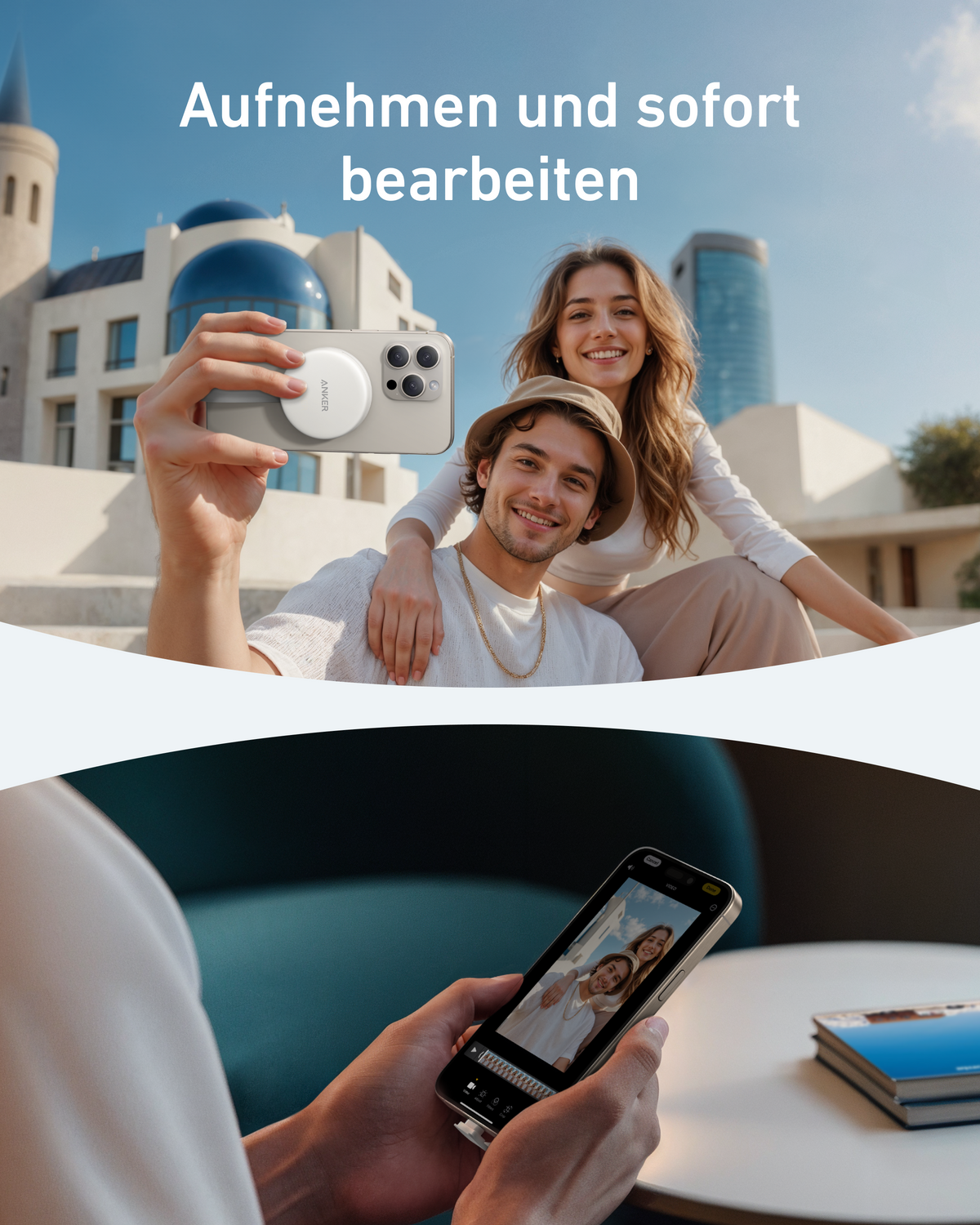 Anker MagGo USB-C Netzteil (3-in-1, 10 Gbit/s, Für iPhone)