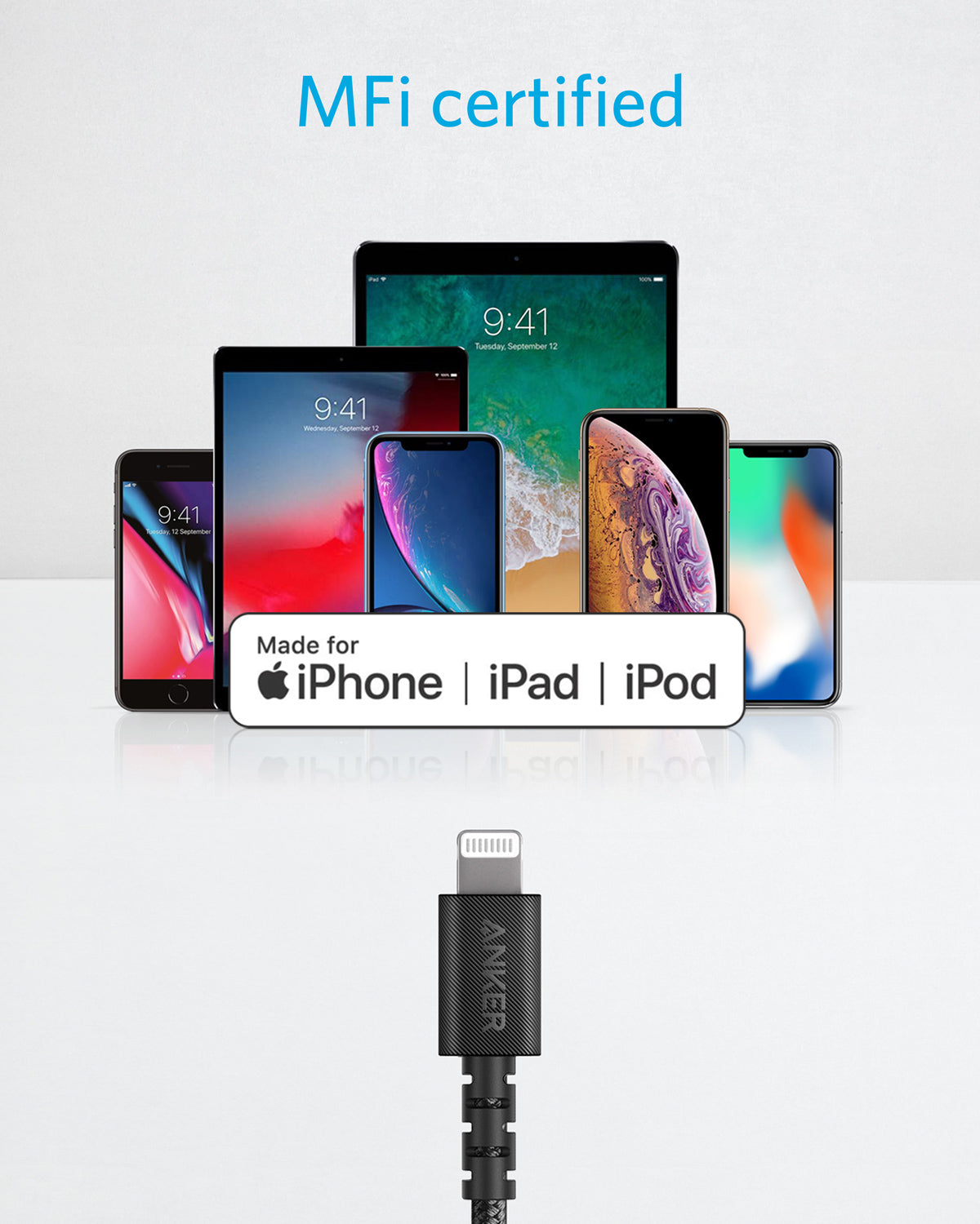 Anker PowerLine Select+ USB-C Cable with Lightning connector