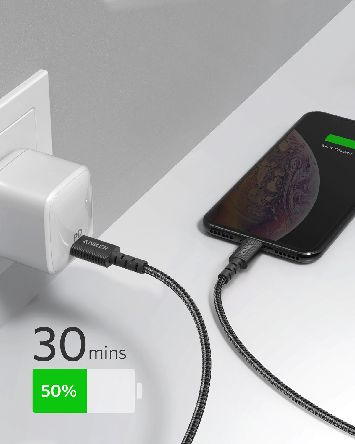 Anker PowerLine Select+ USB-C Cable with Lightning connector