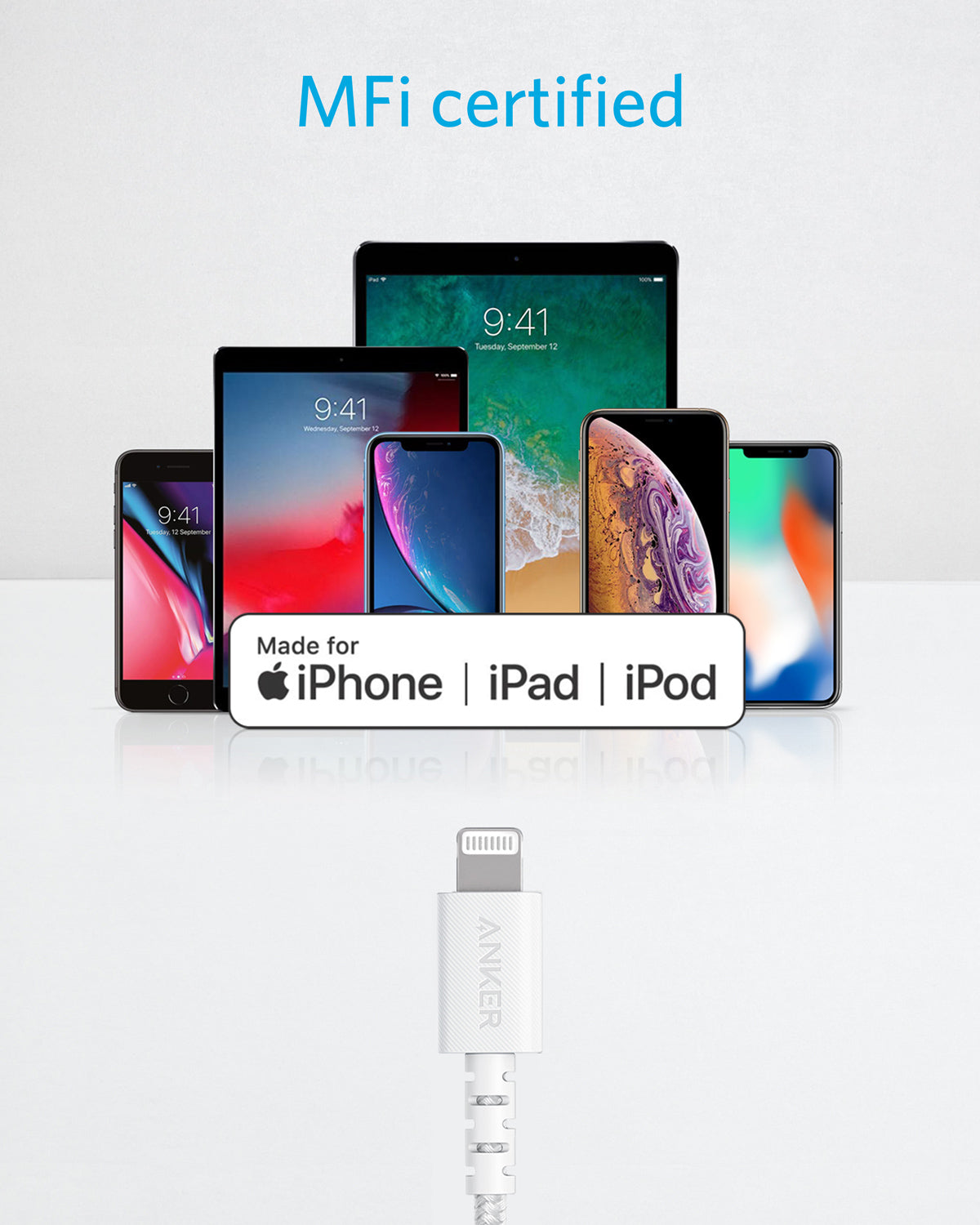 Anker PowerLine Select+ USB-C Cable with Lightning connector