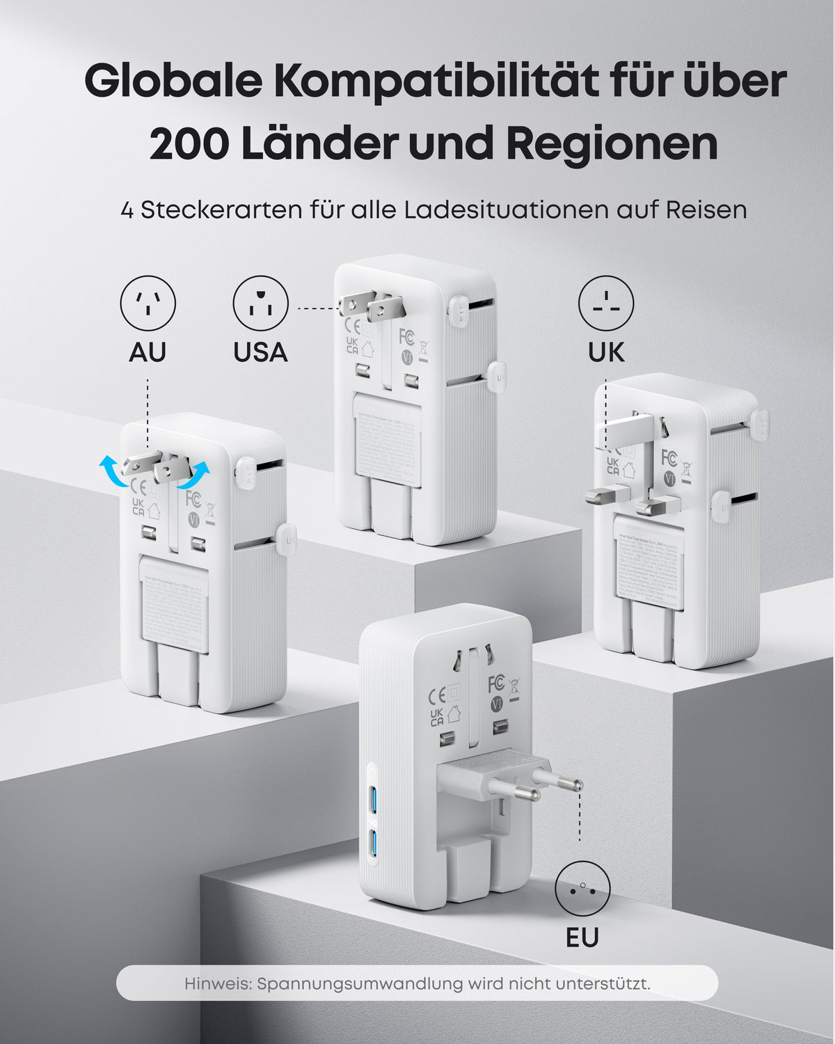 Anker Nano Reiseadapter (5-in-1, 20W)
