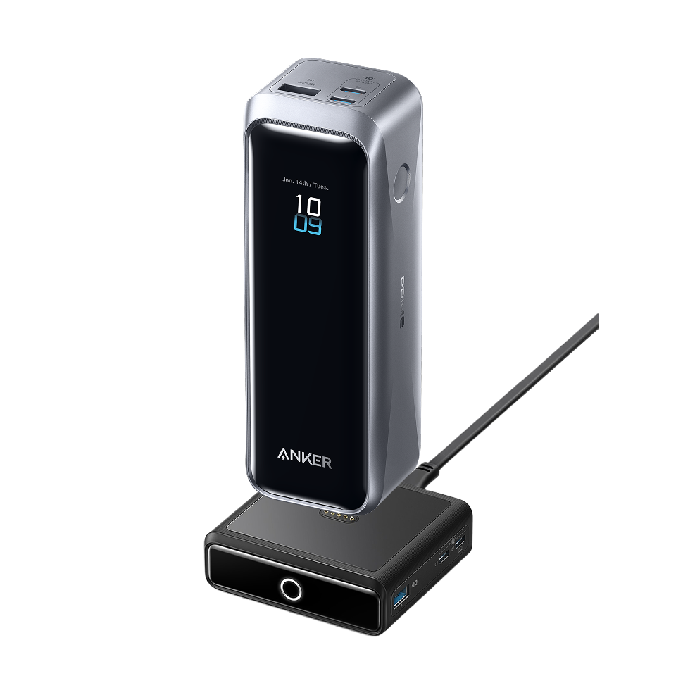 Anker Prime Powerbank (20K, 220W) + Anker 100W Ladestation für Anker Prime Powerbank
