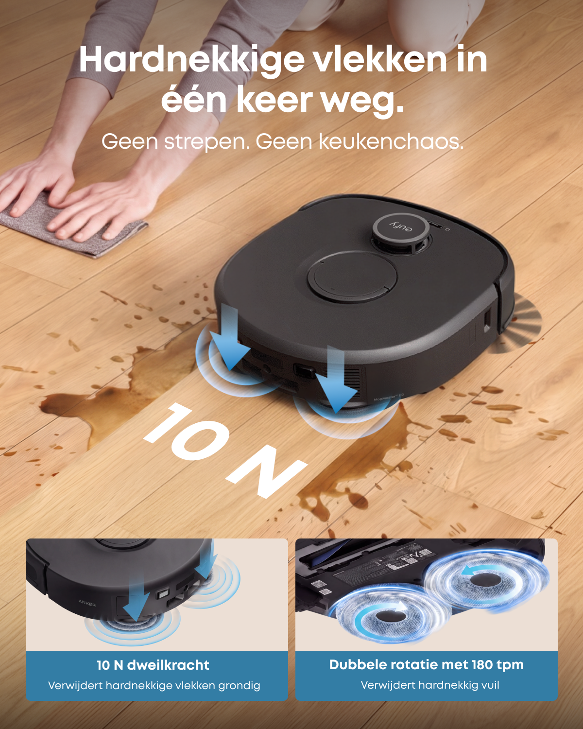 ANKER eufy Saug- und Wischroboter C30