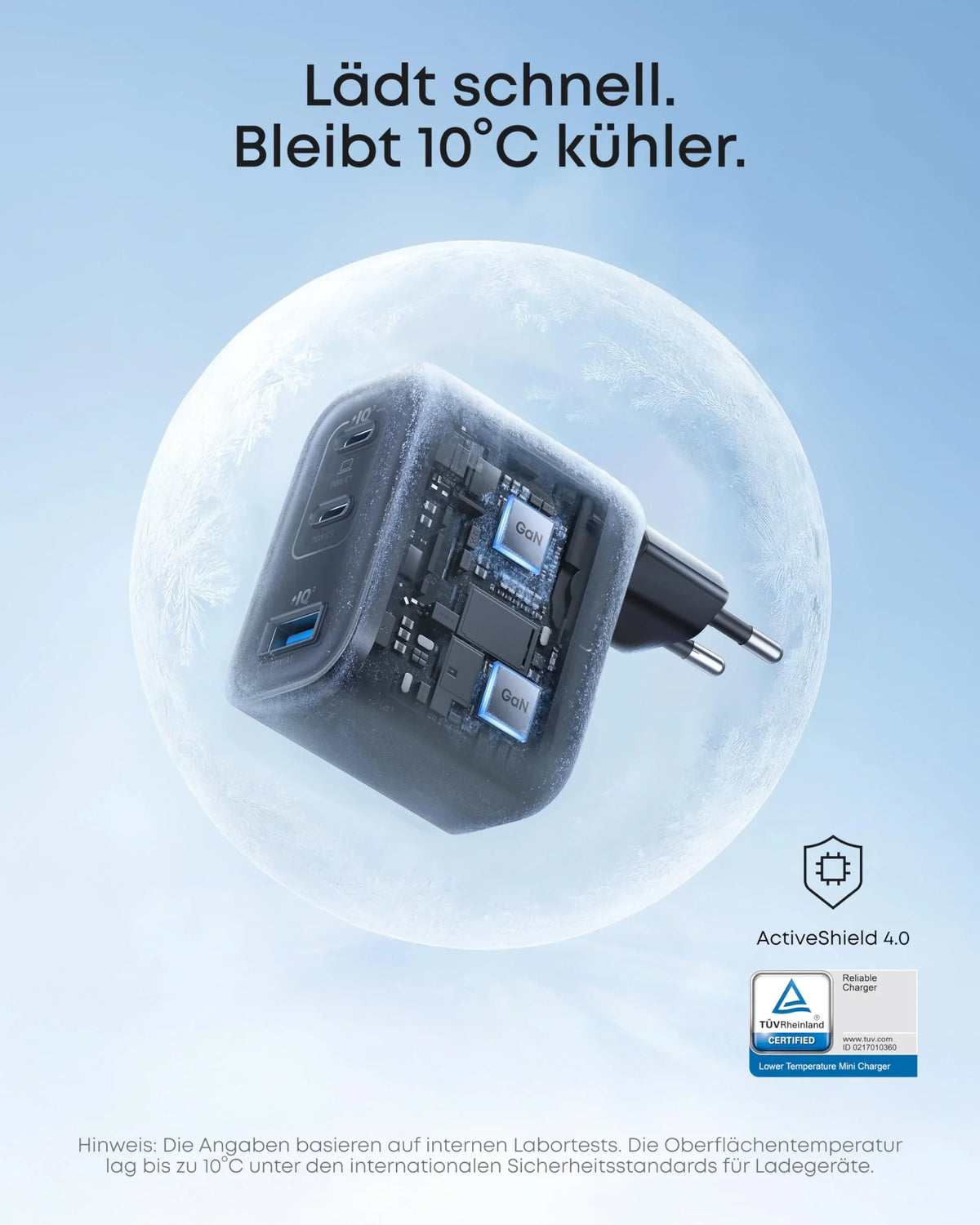 Anker Prime Ladegerät (160W, 3 Ports, GaNPrime）+ Anker Nano Ladegerät (70W, 3 Ports) + Anker Prime USB-C auf USB-C Kabel (1.8m, 240W, Upcycled-Flechtdesign)