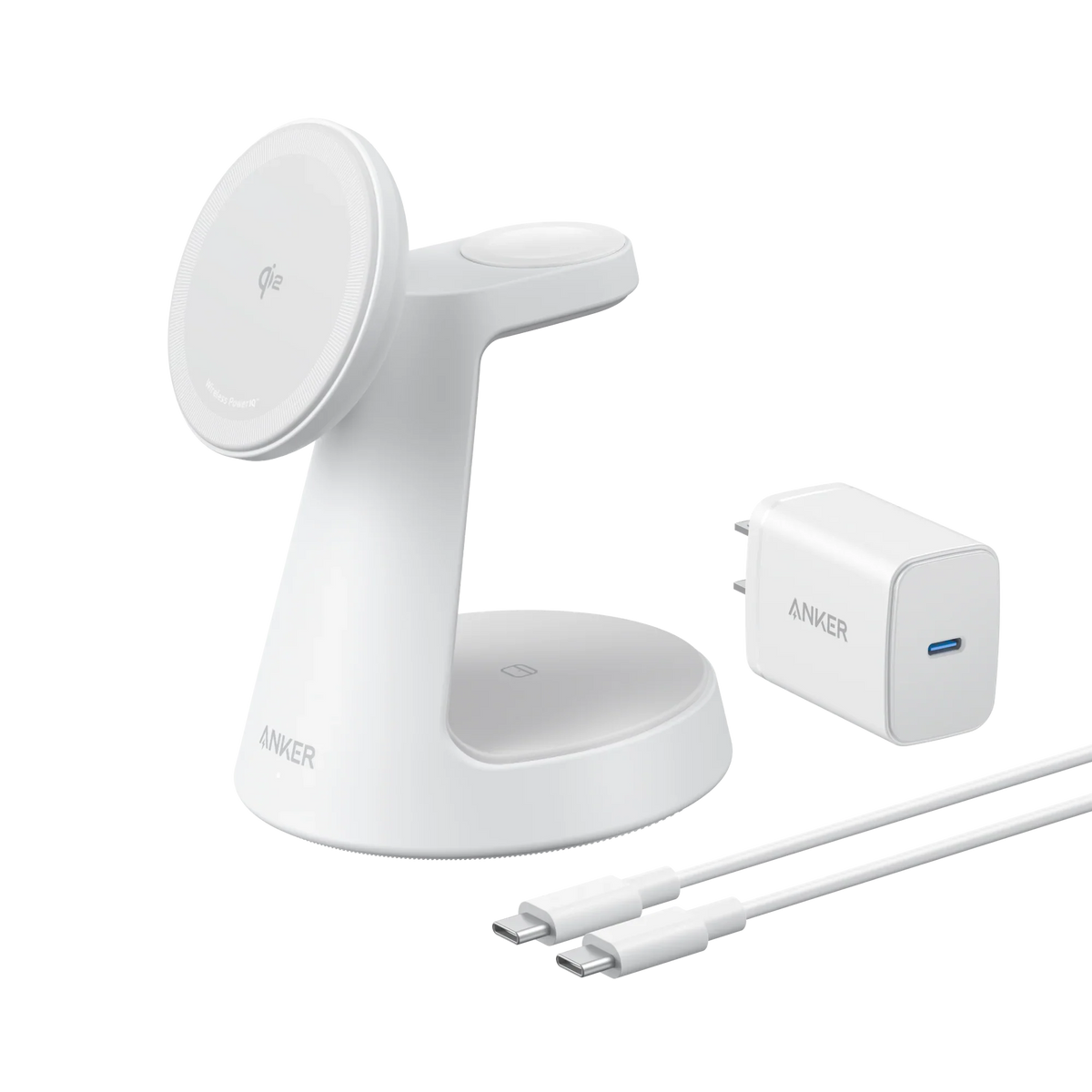 Anker Kabellose Ladestation  (3-in-1, Magnetischer Ständer)