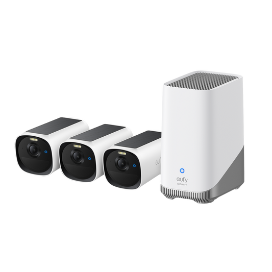 eufyCam E40 3-Kamera-Set und eufy HomeBase™ S380