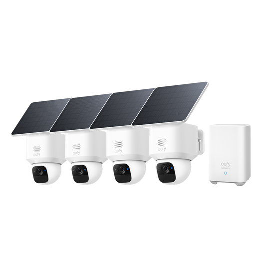 eufyCam Solo E30 4-Kamera-Set und Anker eufy HomeBase™ S280