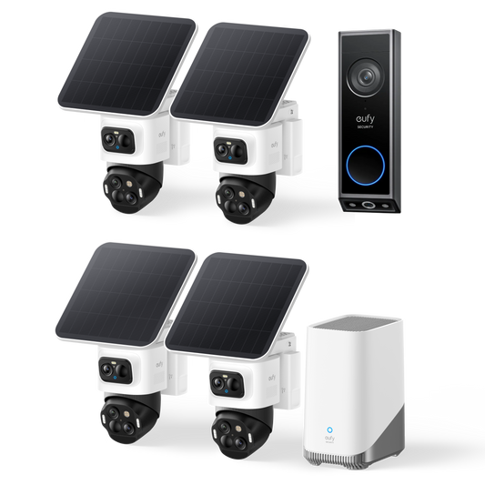 eufyCam S4 4-Cam Kit und Türklingel mit Kamera E340