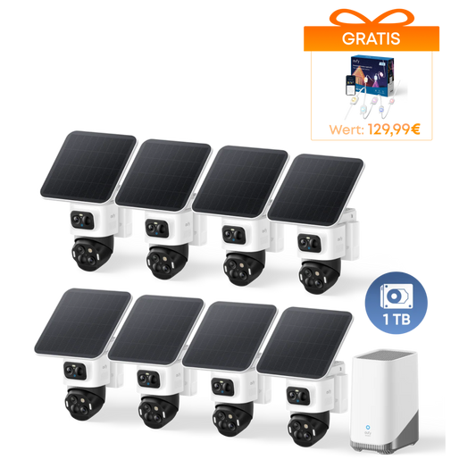 eufyCam S4 8-Kamera-Set mit HomeBase™ | 4K Bullet-PTZ & Multi-Tracking